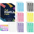 1400 Pieces of Multi-Color Star Acne Patches, Facial Acne Patches, Concealer Acne Patches, and Pimples Patches, Ultra-Thin