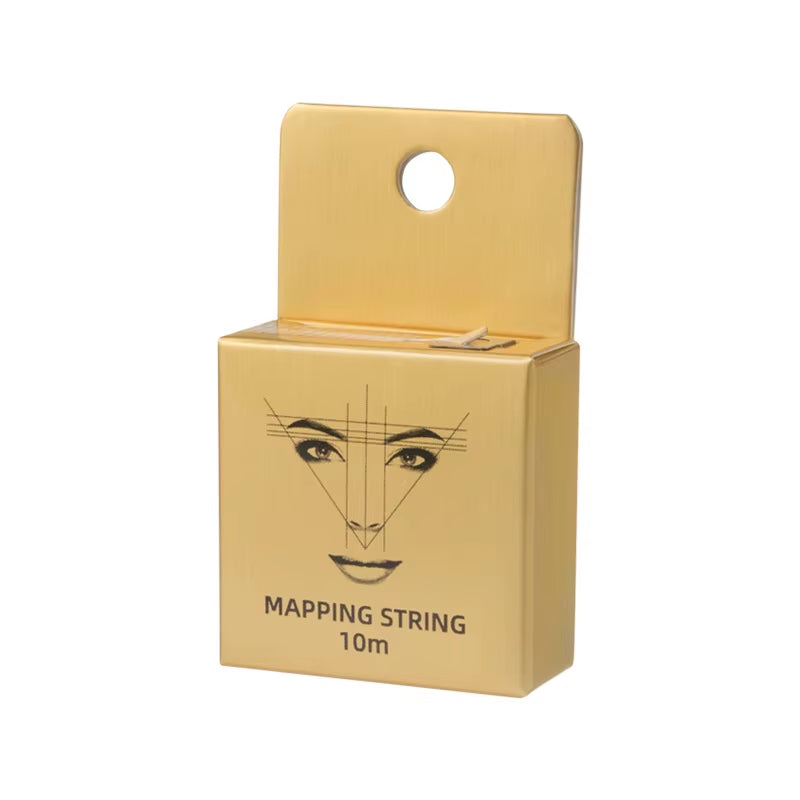 10M for Mapping Eyebrow Marker Thread Tattoo Brows Point 1 Box MAPPING STRING Microblading Eyebrow Pre-Inked Tattoo PMU String