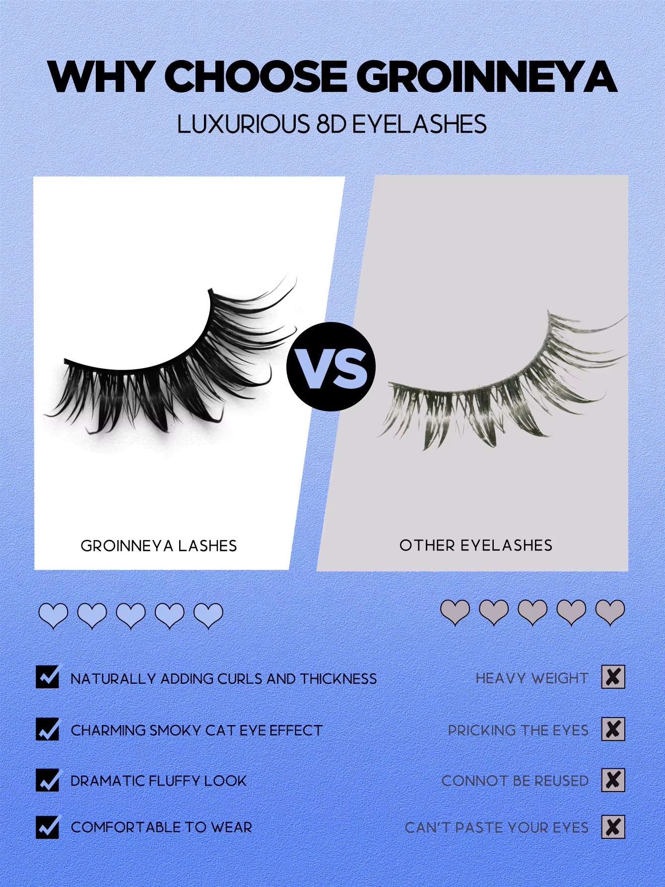 New Natural Manga Lashes Soft False Eyelashes Look like Mink False Eyelashes Wispy Manga Eyelashes Extension Makeup