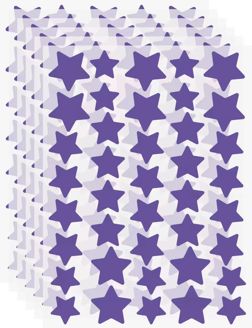 Pieces of Multi-Color Star Acne Patches, Facial Acne Patches, Concealer Acne Patches, and Pimples Patches, Ultra-Thin.