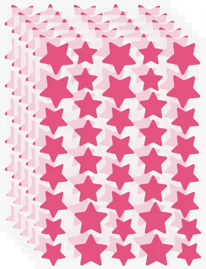 Pieces of Multi-Color Star Acne Patches, Facial Acne Patches, Concealer Acne Patches, and Pimples Patches, Ultra-Thin.