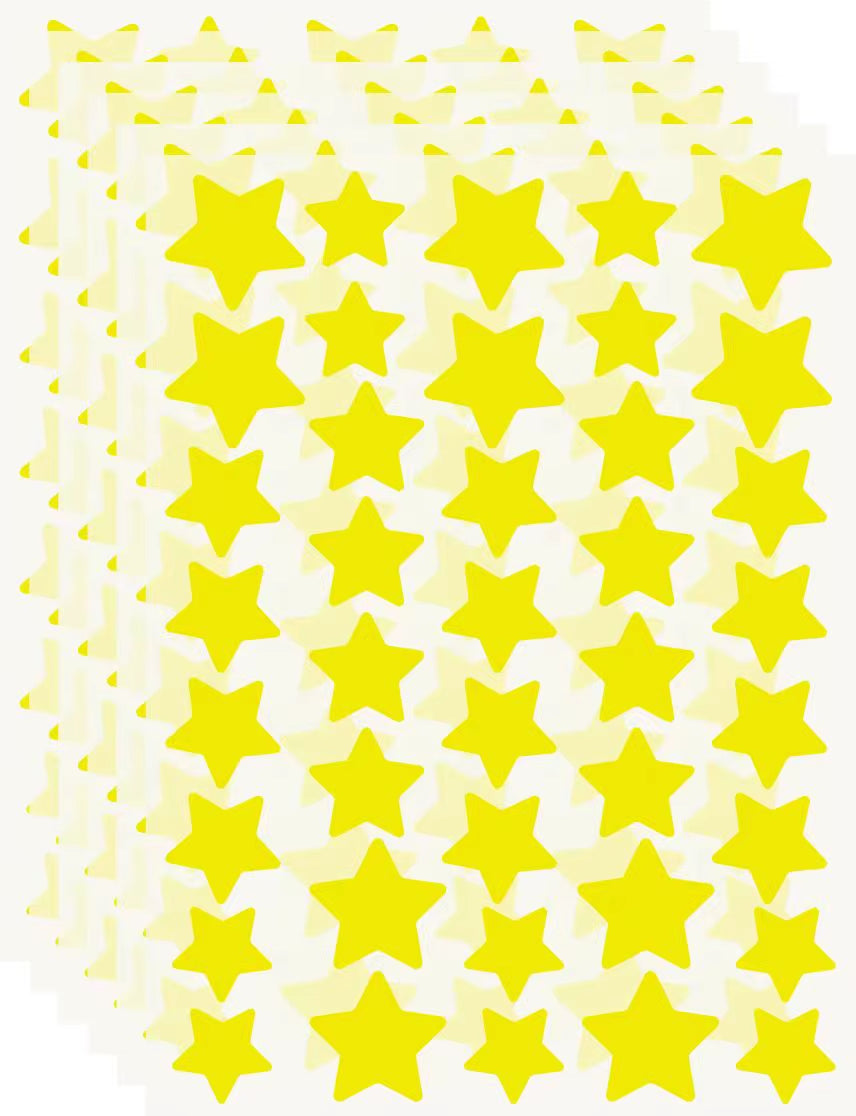 Pieces of Multi-Color Star Acne Patches, Facial Acne Patches, Concealer Acne Patches, and Pimples Patches, Ultra-Thin.