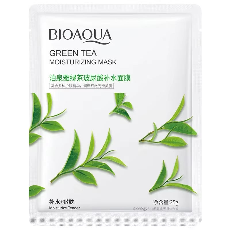 BIOAQUA Pomegranate Facial Mask Improved Drying Moisturizing Aloe Shrinking Pore Honey Moisturizing Cucumber Facial Mask