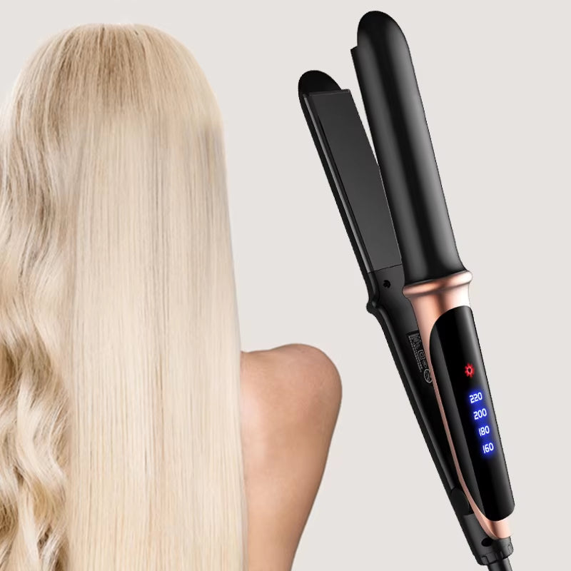Flat Iron Hair Straightener 2 in 1 Professional Hair Straightener Hair Iron Curling Straightening Irons