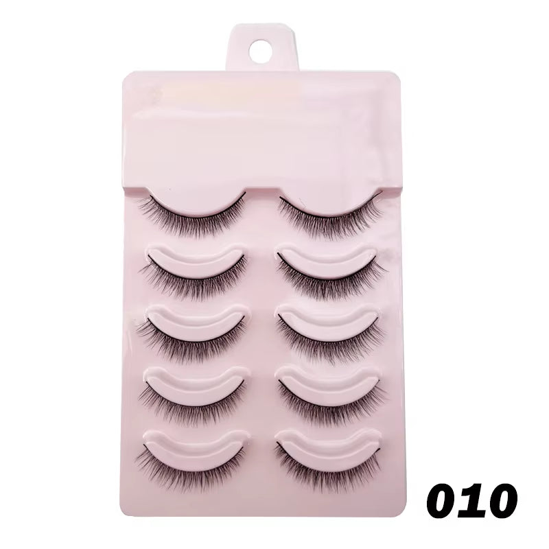 New Manga Lashes Soft Natural Eyelashes Thick False Eyelashes Manga Eyelashes Daily Dating Makeup Eyelashes Lashes Wispy
