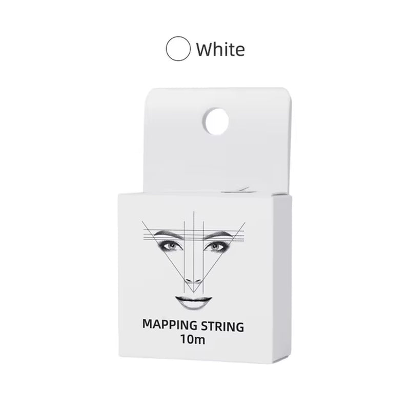10M for Mapping Eyebrow Marker Thread Tattoo Brows Point 1 Box MAPPING STRING Microblading Eyebrow Pre-Inked Tattoo PMU String