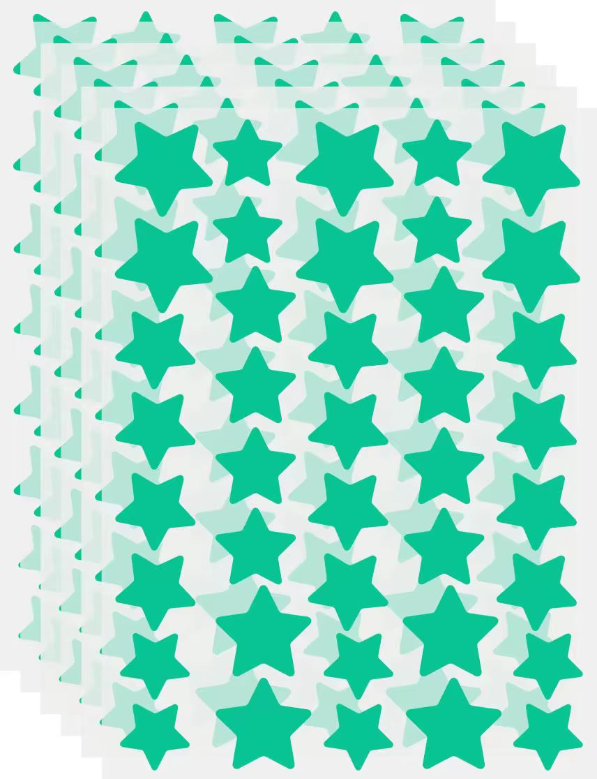 Pieces of Multi-Color Star Acne Patches, Facial Acne Patches, Concealer Acne Patches, and Pimples Patches, Ultra-Thin.