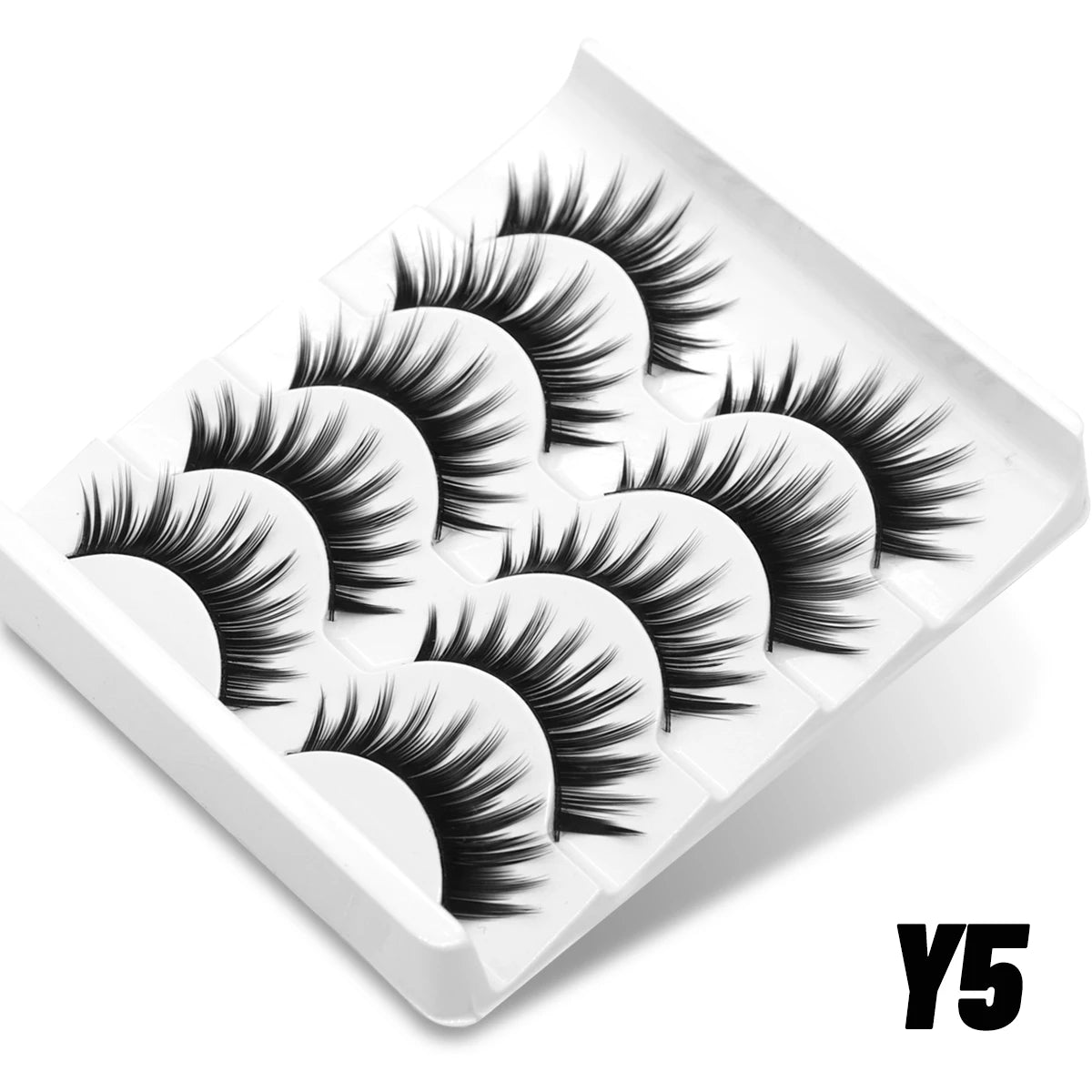 New Natural Manga Lashes Soft False Eyelashes Look like Mink False Eyelashes Wispy Manga Eyelashes Extension Makeup